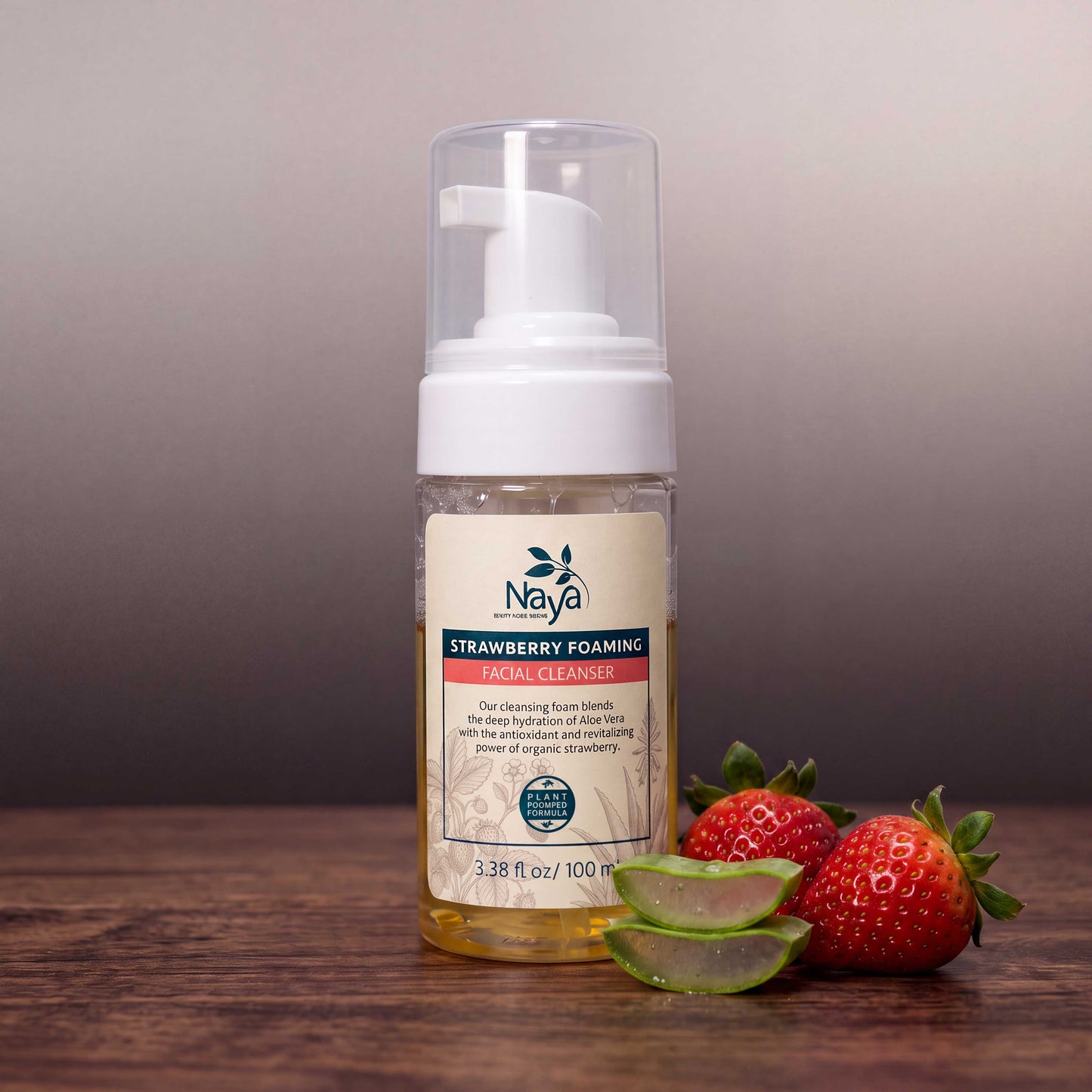 Strawberry Foaming Facial Cleanser – Glow & Refresh